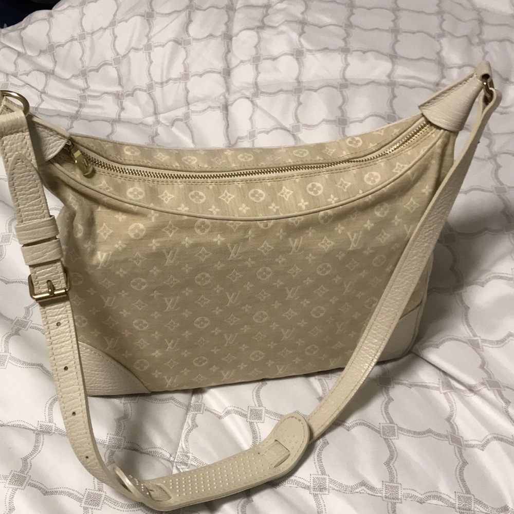 Louis Vuitton Mini Lin Bologne ( white) Pm